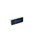 Lustro Alarm LED zegar Luminous cyfrowy czas drzemki temperatura obudź światło podświetlany zegar na biurko sypialnia