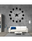 Różne czaszki DIY Horror Wall Art Giant zegar ścienny duża igła bezramowe głowice Zombie duży zegar ścienny Halloween Decor