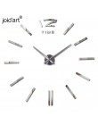 2019 gorąca sprzedaż zegar ścienny duże dekoracyjne zegary ścienne home decor zegary diy salon reloj naklejka z muralem