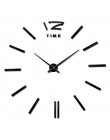 2019 gorąca sprzedaż zegar ścienny duże dekoracyjne zegary ścienne home decor zegary diy salon reloj naklejka z muralem