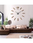2019 gorąca sprzedaż zegar ścienny duże dekoracyjne zegary ścienne home decor zegary diy salon reloj naklejka z muralem