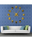 Różne czaszki DIY Horror Wall Art Giant zegar ścienny duża igła bezramowe głowice Zombie duży zegar ścienny Halloween Decor