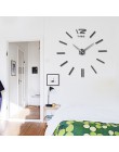 2019 gorąca sprzedaż zegar ścienny duże dekoracyjne zegary ścienne home decor zegary diy salon reloj naklejka z muralem
