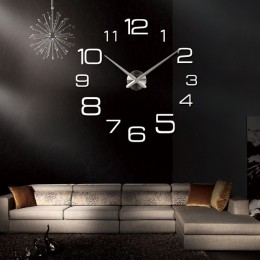 Nowy zegar ścienny nowoczesny 3d duży kwarcowy zegarek zegary salon duże zegary dekoracja do domu martwa natura okrągłe naklejki