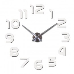 Nowy wzór zegara ściennego 3d duże lustro akrylowe zegary naklejki akcesoria do salonu dekoracyjny zegar domowy na ścianie