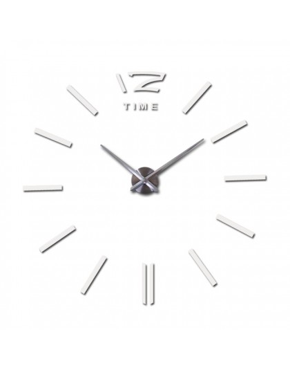 2019 gorąca sprzedaż zegar ścienny duże dekoracyjne zegary ścienne home decor zegary diy salon reloj naklejka z muralem