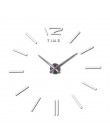 2019 gorąca sprzedaż zegar ścienny duże dekoracyjne zegary ścienne home decor zegary diy salon reloj naklejka z muralem