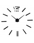 2019 gorąca sprzedaż zegar ścienny duże dekoracyjne zegary ścienne home decor zegary diy salon reloj naklejka z muralem