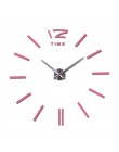 2019 gorąca sprzedaż zegar ścienny duże dekoracyjne zegary ścienne home decor zegary diy salon reloj naklejka z muralem