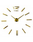 2019 gorąca sprzedaż zegar ścienny duże dekoracyjne zegary ścienne home decor zegary diy salon reloj naklejka z muralem
