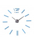 2019 gorąca sprzedaż zegar ścienny duże dekoracyjne zegary ścienne home decor zegary diy salon reloj naklejka z muralem
