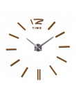 2019 gorąca sprzedaż zegar ścienny duże dekoracyjne zegary ścienne home decor zegary diy salon reloj naklejka z muralem