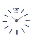 2019 gorąca sprzedaż zegar ścienny duże dekoracyjne zegary ścienne home decor zegary diy salon reloj naklejka z muralem