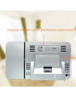 FanJu FJ3531 projektor cyfrowy zegar z budzikiem LED elektroniczny stół drzemka podświetlenie temperatura wilgotność zegarek z p