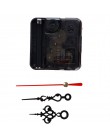 1 zestaw wiszące DIY zegarek kwarcowy cichy, ścienny zegara mechanizm kwarcowy naprawa ruch mechanizm zegara części z igłami