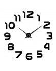 Moda z najwyższej półki 3d zegar ścienny reloj de pared zegarek kwarcowy nowoczesne zegary diy salon duże dekoracyjne naklejki m