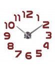 Moda z najwyższej półki 3d zegar ścienny reloj de pared zegarek kwarcowy nowoczesne zegary diy salon duże dekoracyjne naklejki m