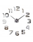 Moda z najwyższej półki 3d zegar ścienny reloj de pared zegarek kwarcowy nowoczesne zegary diy salon duże dekoracyjne naklejki m