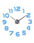 Moda z najwyższej półki 3d zegar ścienny reloj de pared zegarek kwarcowy nowoczesne zegary diy salon duże dekoracyjne naklejki m