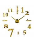 Nowa sprzedaż zegary ścienne zegary reloj de pared zegarek 3d diy lustro akrylowe naklejki kwarcowe nowoczesne dekoracje do domu