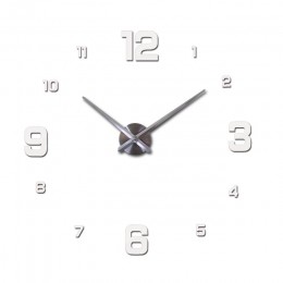 Nowe zegary ścienne zegarek Horloge Murale Diy 3d akrylowa naklejka na lustro duża strona główna okrągła igła z kwarcu nowoczesn