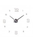 Nowe zegary ścienne zegarek Horloge Murale Diy 3d akrylowa naklejka na lustro duża strona główna okrągła igła z kwarcu nowoczesn