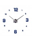 Nowe zegary ścienne zegarek Horloge Murale Diy 3d akrylowa naklejka na lustro duża strona główna okrągła igła z kwarcu nowoczesn