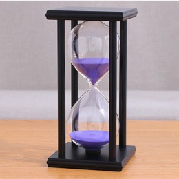 Drewniane klepsydra piasek klepsydra 45/60 minut 20.5*10*10 minutnik zegar Xmas urodziny prezent Home Decoration Reloj De Arena