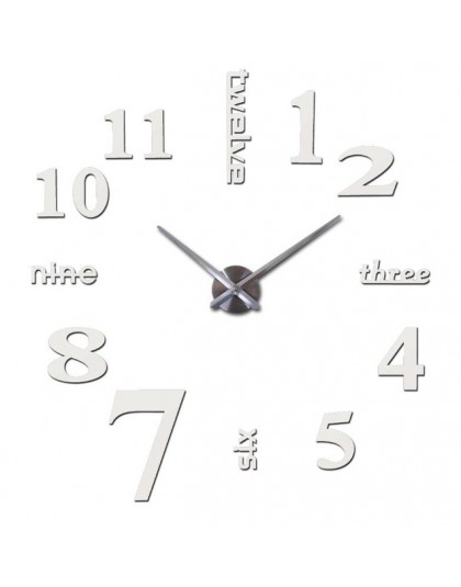 Nowa sprzedaż zegary ścienne zegary reloj de pared zegarek 3d diy lustro akrylowe naklejki kwarcowe nowoczesne dekoracje do domu