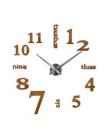 Nowa sprzedaż zegary ścienne zegary reloj de pared zegarek 3d diy lustro akrylowe naklejki kwarcowe nowoczesne dekoracje do domu