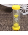 Klepsydra 3 minuty Mini klepsydra z piaskiem dekoracyjna klepsydra 3 minuty odliczanie wykwintne drobne upominki do kuchni ubika