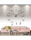 2019 hot sprzedaż home decoration 3d lustro zegary mody osobowości diy okrągły salon duży zegar ścienny zegarek darmowa wysyłka