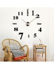 2019 hot sprzedaż home decoration 3d lustro zegary mody osobowości diy okrągły salon duży zegar ścienny zegarek darmowa wysyłka