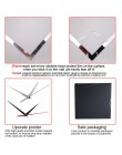 New arrival 2016 sprzedaż bezpośrednia lustro słońce akrylowe zegary ścienne 3d home decor diy kryształ kwarcowy zegar artystycz