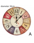 1PC Vintage drewniana ściana zegar nowoczesny Design w antycznym stylu dla domu salon biuro ściana kuchenna 11.5 cm/30 cm