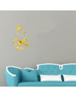 Nowy gorący akrylowe zegary zegarek zegar ścienny nowoczesny design 3d lustro kryształowe zegarki home decoration salon darmowa 