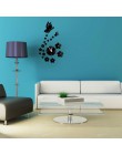 Nowy gorący akrylowe zegary zegarek zegar ścienny nowoczesny design 3d lustro kryształowe zegarki home decoration salon darmowa 