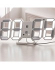 LED cyfrowa ściana zegar z 3 poziomami jasności budzik ścienny wiszący zegar