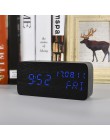 FiBiSonic cyfrowy budzik LED elektroniczny zegar na pulpicie wyświetlacz Alarm temperatury zegary YY-MM-DD