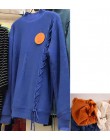 2019 zima dodatkowo pogrubiony aksamitny sweter z dzianiny długa koszula aksamitna wyściółka ciepły sweter sweter żeński moda gr