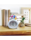 Cute Unicorn Clock Kids Cartoon budziki sypialnia zegar z dzwonkiem noc lampa biurkowa obudź zegar dziecko boże narodzenie urodz