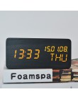 FiBiSonic cyfrowy budzik LED elektroniczny zegar na pulpicie wyświetlacz Alarm temperatury zegary YY-MM-DD