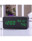 FiBiSonic cyfrowy budzik LED elektroniczny zegar na pulpicie wyświetlacz Alarm temperatury zegary YY-MM-DD
