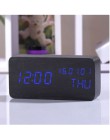 FiBiSonic cyfrowy budzik LED elektroniczny zegar na pulpicie wyświetlacz Alarm temperatury zegary YY-MM-DD
