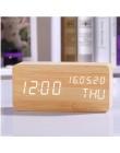 FiBiSonic cyfrowy budzik LED elektroniczny zegar na pulpicie wyświetlacz Alarm temperatury zegary YY-MM-DD