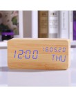 FiBiSonic cyfrowy budzik LED elektroniczny zegar na pulpicie wyświetlacz Alarm temperatury zegary YY-MM-DD