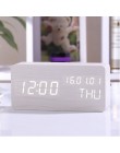 FiBiSonic cyfrowy budzik LED elektroniczny zegar na pulpicie wyświetlacz Alarm temperatury zegary YY-MM-DD