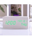 FiBiSonic cyfrowy budzik LED elektroniczny zegar na pulpicie wyświetlacz Alarm temperatury zegary YY-MM-DD