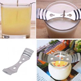Metalowa świeca knoty uchwyt centrujący urządzenie DIY ręcznie robiona świeca knoty dokonywanie akcesoria Home Decor