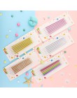 Cakelove 6 sztuk złote długie ołówek świeczka tortowa bezpieczne płomienie dzieci urodziny wesele świeczka tortowa home decorati
